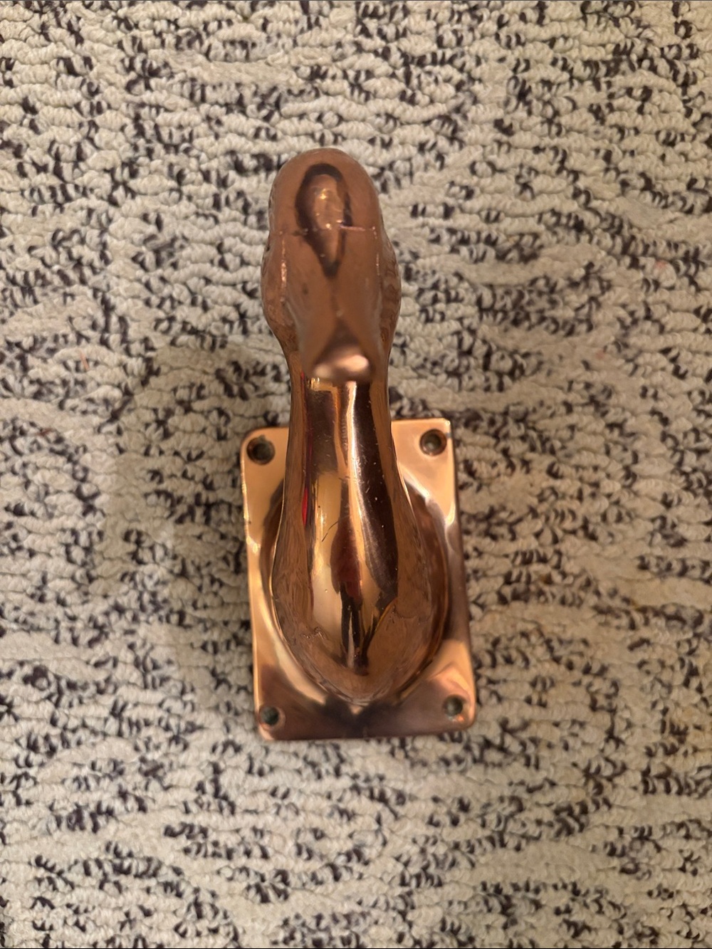 Copper Duck Wall Accent - Decorative Home Wall Decor - Picture 2 of 3